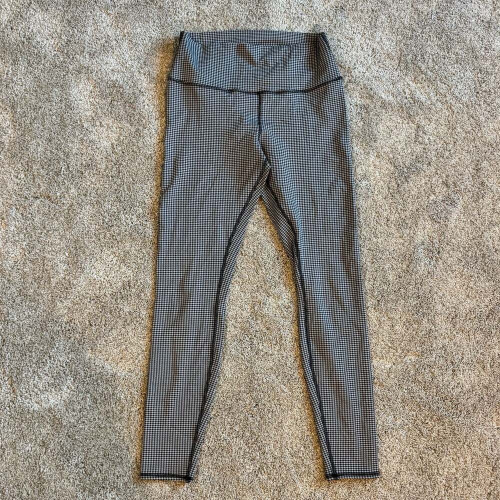 Alo Yoga High-Waist Houndstooth Leggings